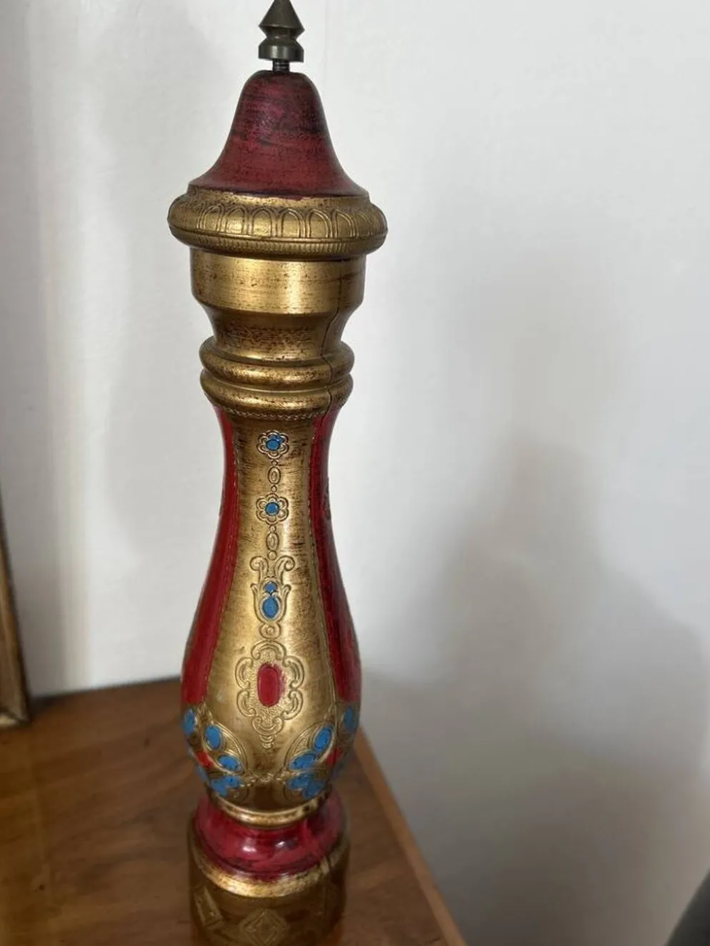 Poivrier florentin bois polychrome