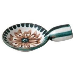 Poêle en céramique par Robert Picault, décoration soleil, années 1960.