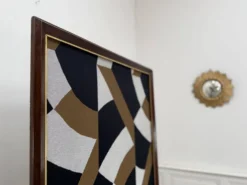 Porte-affiche ou paravent Art déco en teck