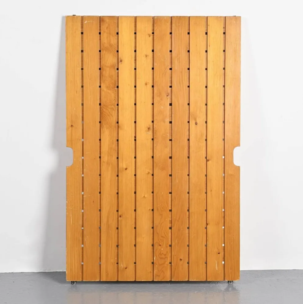 Porte coulissante, Hôtel de la Cascade, Les Arcs 1600, Charlotte Perriand, 1969