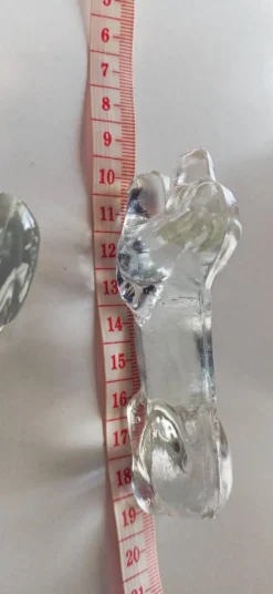 Porte couteau ancien en verre