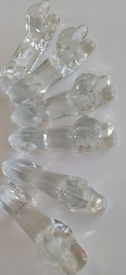 Porte couteau ancien en verre