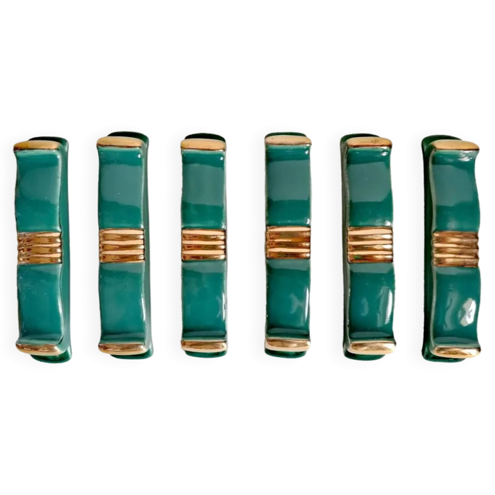 6 porte couteau art déco années 30