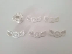Porte couteau blanc en porcelaine