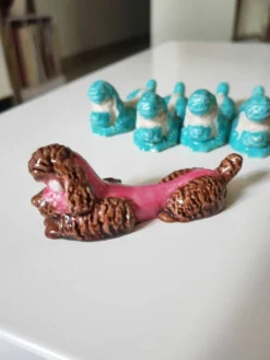 12 Porte couteau caniche