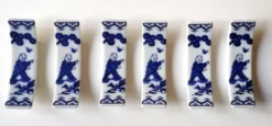 6 porte-couteau porcelaine du Japon