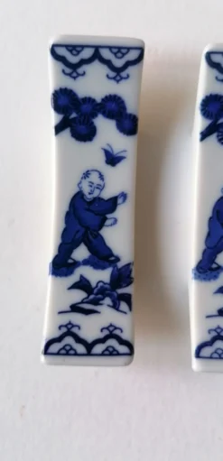 6 porte-couteau porcelaine du Japon