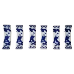 6 porte-couteau porcelaine du Japon