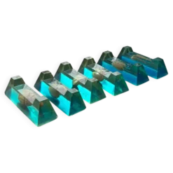 Porte -couteau résine inclusion coquillages 1950