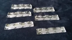 6 Porte couteaus forme triangulaire Cristal au Plomb