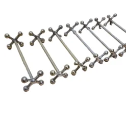 Porte-couteaux Art Déco en métal argenté Miele & Co