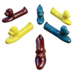 Porte-couteaux caniche en céramique