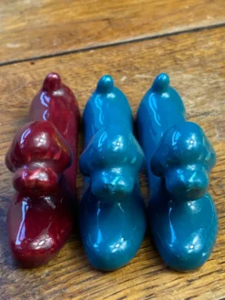 Porte-couteaux caniche en céramique