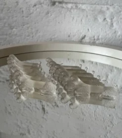Porte couteaux caniche verre Art Déco