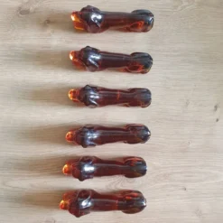 Porte couteaux chiens en verre moulé