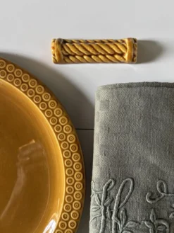Porte-couteaux céramique tressée