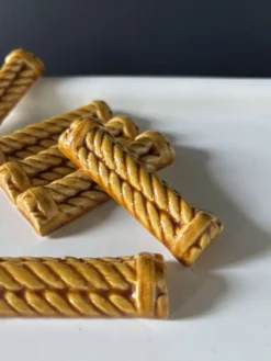 Porte-couteaux céramique tressée
