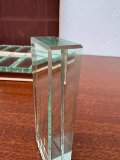 Porte couteaux cristal miroir Art Déco