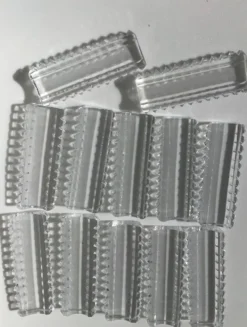 Porte couteaux cristal Saint Louis pointes diamants x12