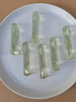 6 Porte couteaux cristal vintage