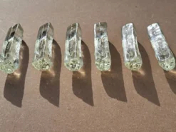 6 Porte couteaux cristal vintage