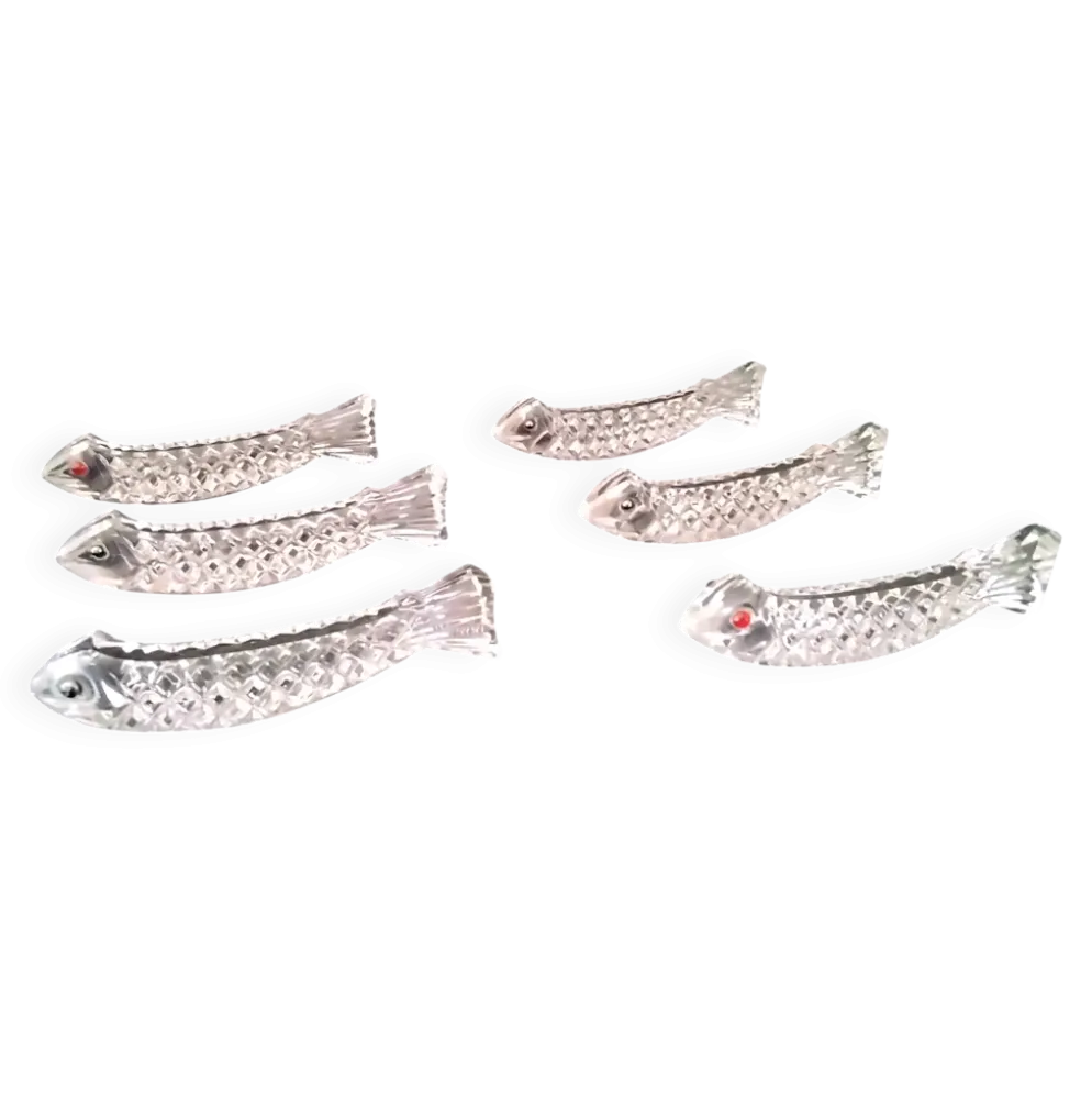 6 Porte couteaux cristal zoomorphes
