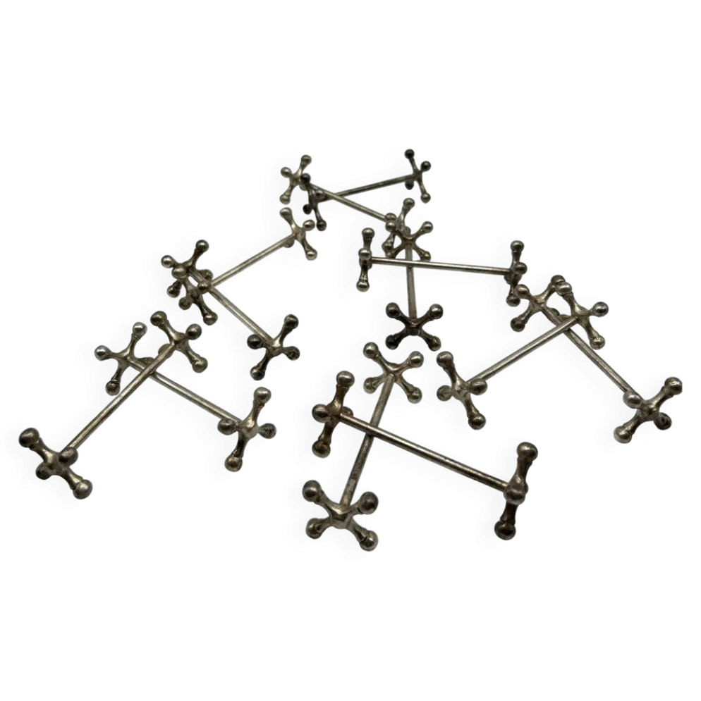 12 porte-couteaux croisillons wiskemann
