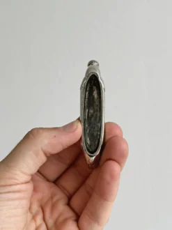 5 porte-couteaux cygne en métal argenté