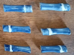 6 porte-couteaux en céramique