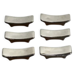 Porte-couteaux en céramique argentée