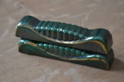 Porte-couteaux en céramique verte