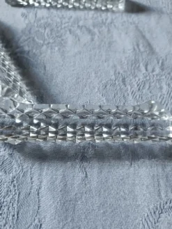 10 porte couteaux en cristal