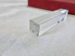12 porte couteaux en cristal Baccarat, dans leur boite d'origine, 40-50