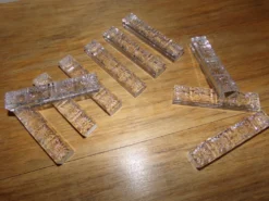 10 Porte-couteaux en cristal ciselé