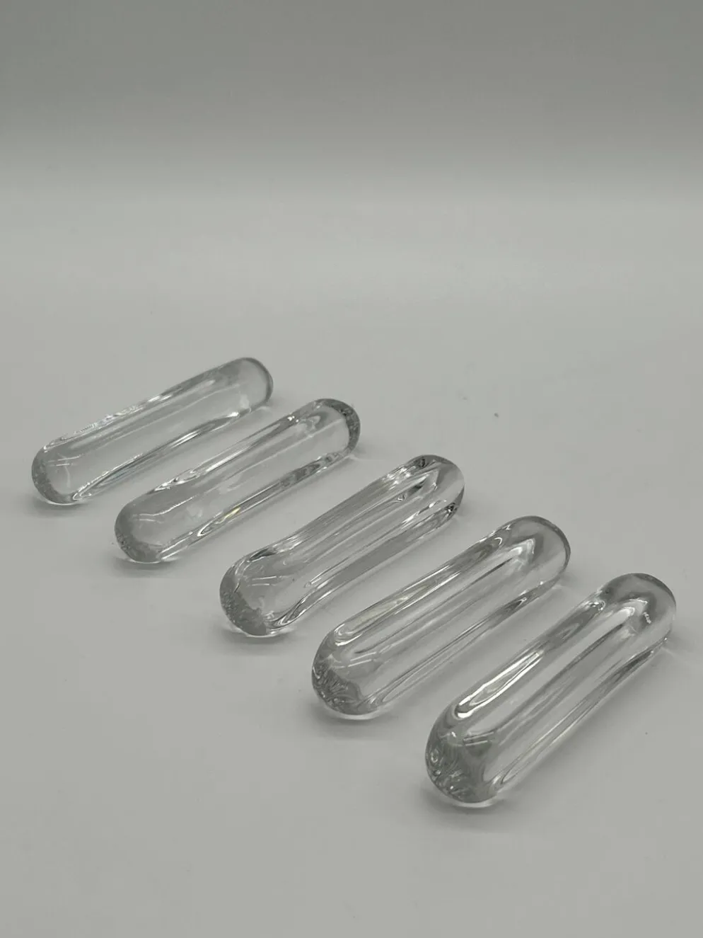 5 porte-couteaux en cristal de daum