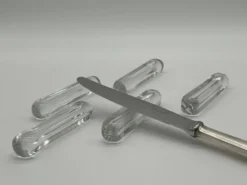 5 porte-couteaux en cristal de daum