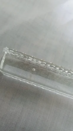 12 porte couteaux en cristal pointe de diamant dans leur boite, Hongrie