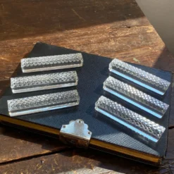 Porte-couteaux en cristal, pointe de diamant