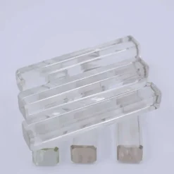 6 porte-couteaux en cristal, Tchécoslovaquie 1980