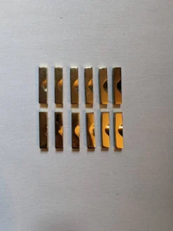 12 Porte couteaux en laiton minimaliste design contemporain
