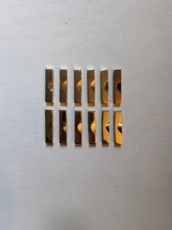 12 Porte couteaux en laiton minimaliste design contemporain