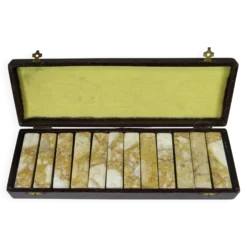 12 porte-couteaux en marbre