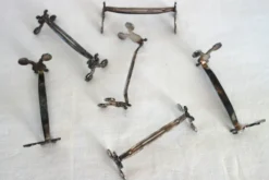 6 porte-couteaux en métal argenté Christofle