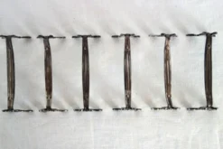 6 porte-couteaux en métal argenté Christofle