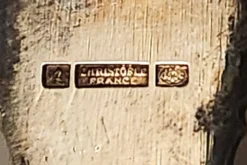 6 porte-couteaux en métal argenté Christofle
