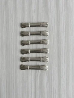 6 porte-couteaux en métal argenté
