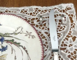 12 porte-couteaux en métal argenté Saint Hilaire modèle Arceaux en coffret