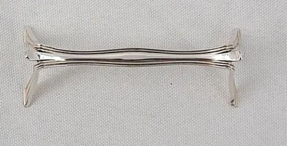 12 porte-couteaux en métal argenté Christofle modèle Printania, Art Nouveau
