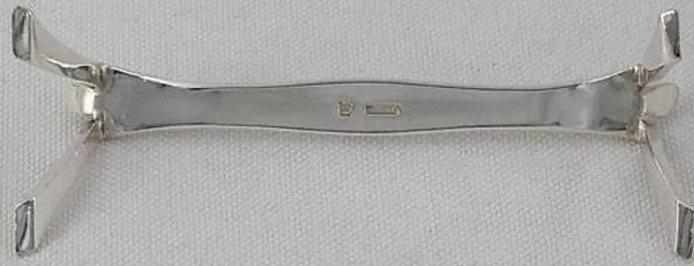 12 porte-couteaux en métal argenté Christofle modèle Printania, Art Nouveau