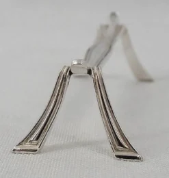 12 porte-couteaux en métal argenté Christofle modèle Printania, Art Nouveau